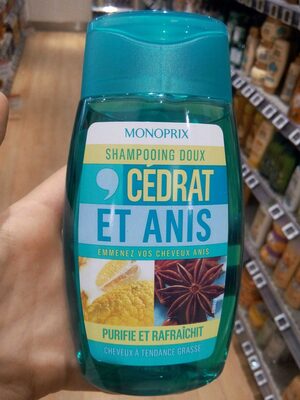 Shampooing doux cédrat et anis - 1