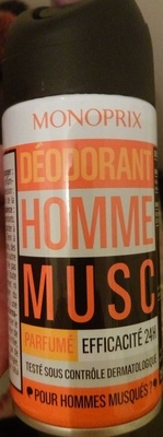 Déodorant Homme Musc Parfumé 24H - Product - fr