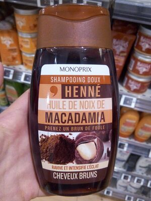 Shampooing doux henné huile de noix de macadamia - 1