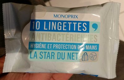 Lingettes antibactériennes - Produit - fr