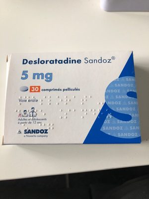 desloratadine 5 mg - Продукт - fr