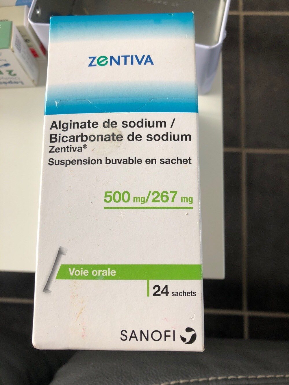 alginate de sodium bicarbonate de sodium - Produkt - fr