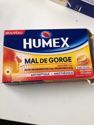 humex mal de gorge orange - Product