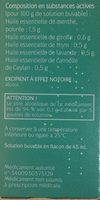 Gouttes Aux Essences (gae) Naturactive Phytaroma Solution Buvable 45 ML - Ingredients - fr