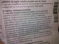 Laroxyl® Amitriptyline (dci) 40mg/ml SOL BUV voie orale - Product - fr