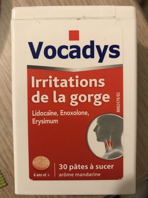 Vocadys Irritations de la Gorge - 30 pâtes à sucer