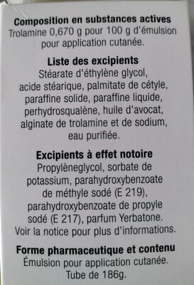 Biafine - Ingredients - fr