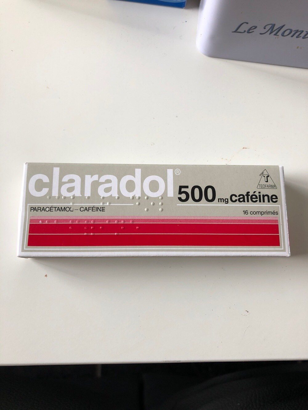 Claradol caféine - Product - fr