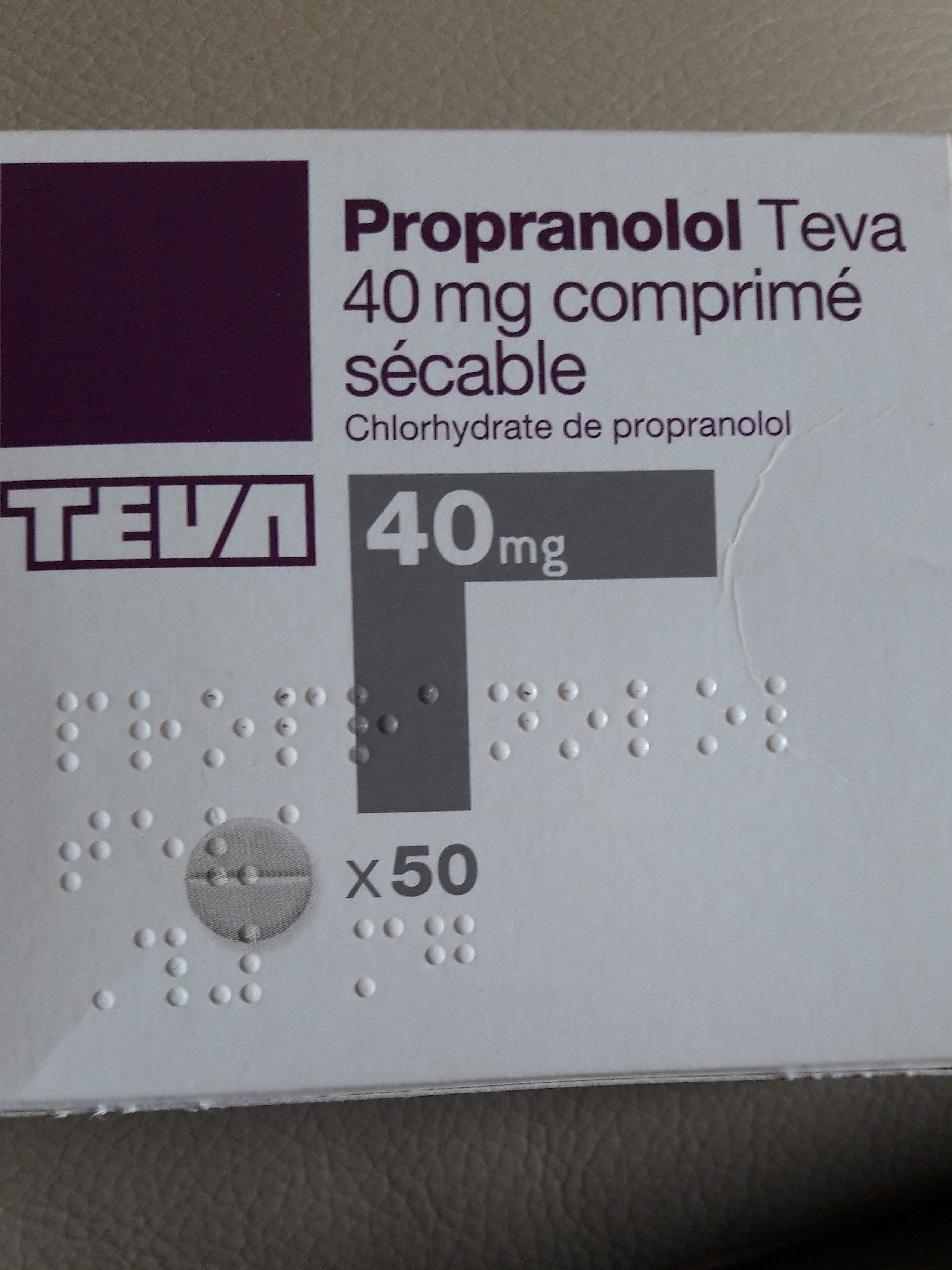 propranolol - Product - fr