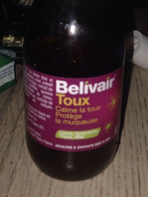 Belivair Sirop Calme La Toux - Flacon De - Produto