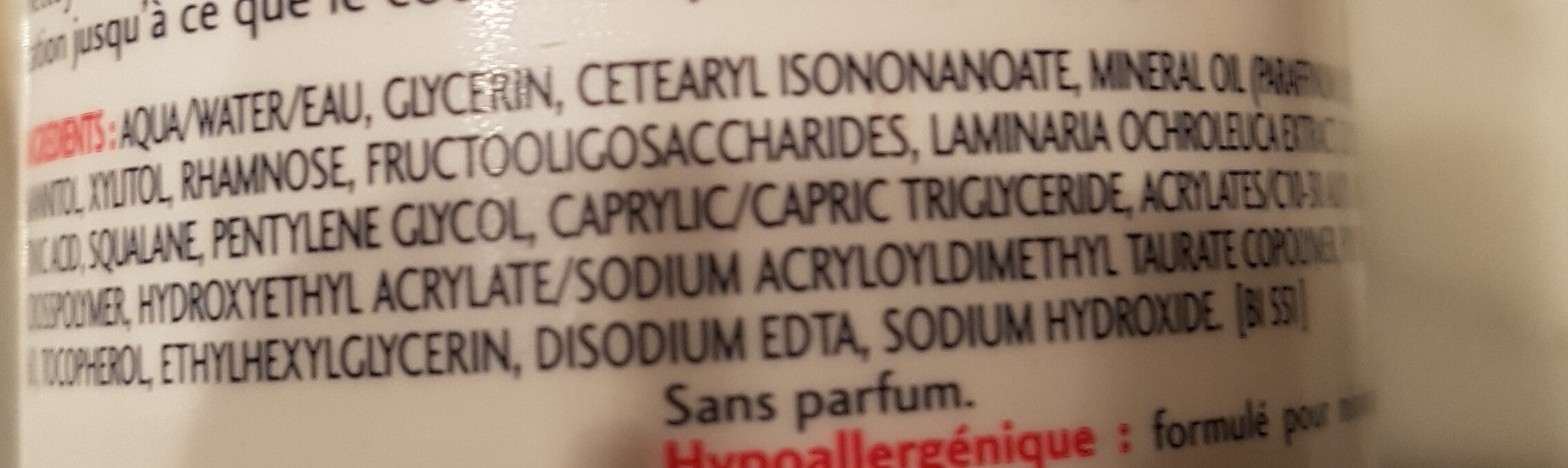 Créaline lait - Ingredients - fr