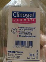 Meda - Clinogel Derma+ Flacon Pompe 300ML - المكونات - fr