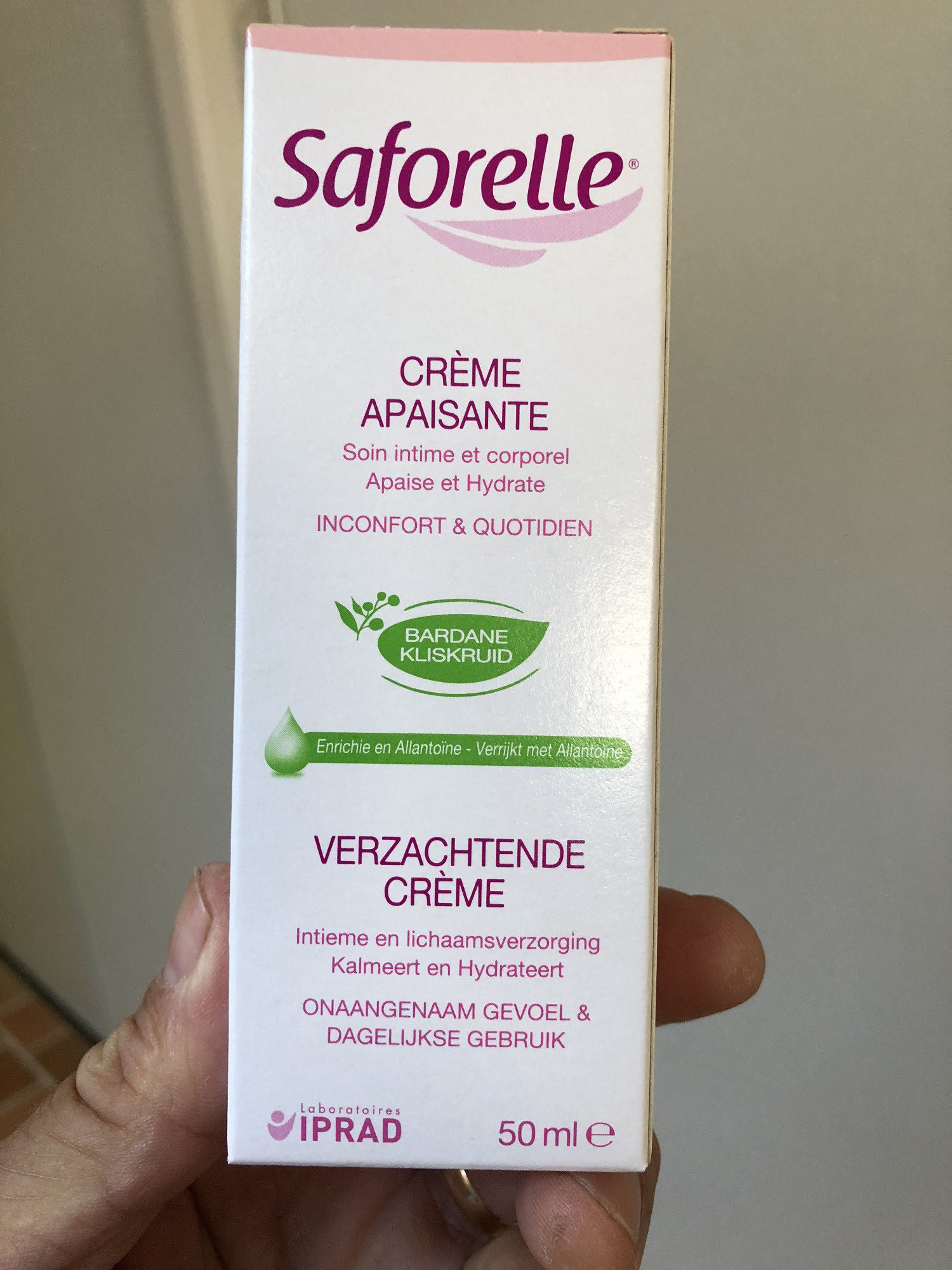 Saforelle - La Crème Apaisante Intime Saforelle est