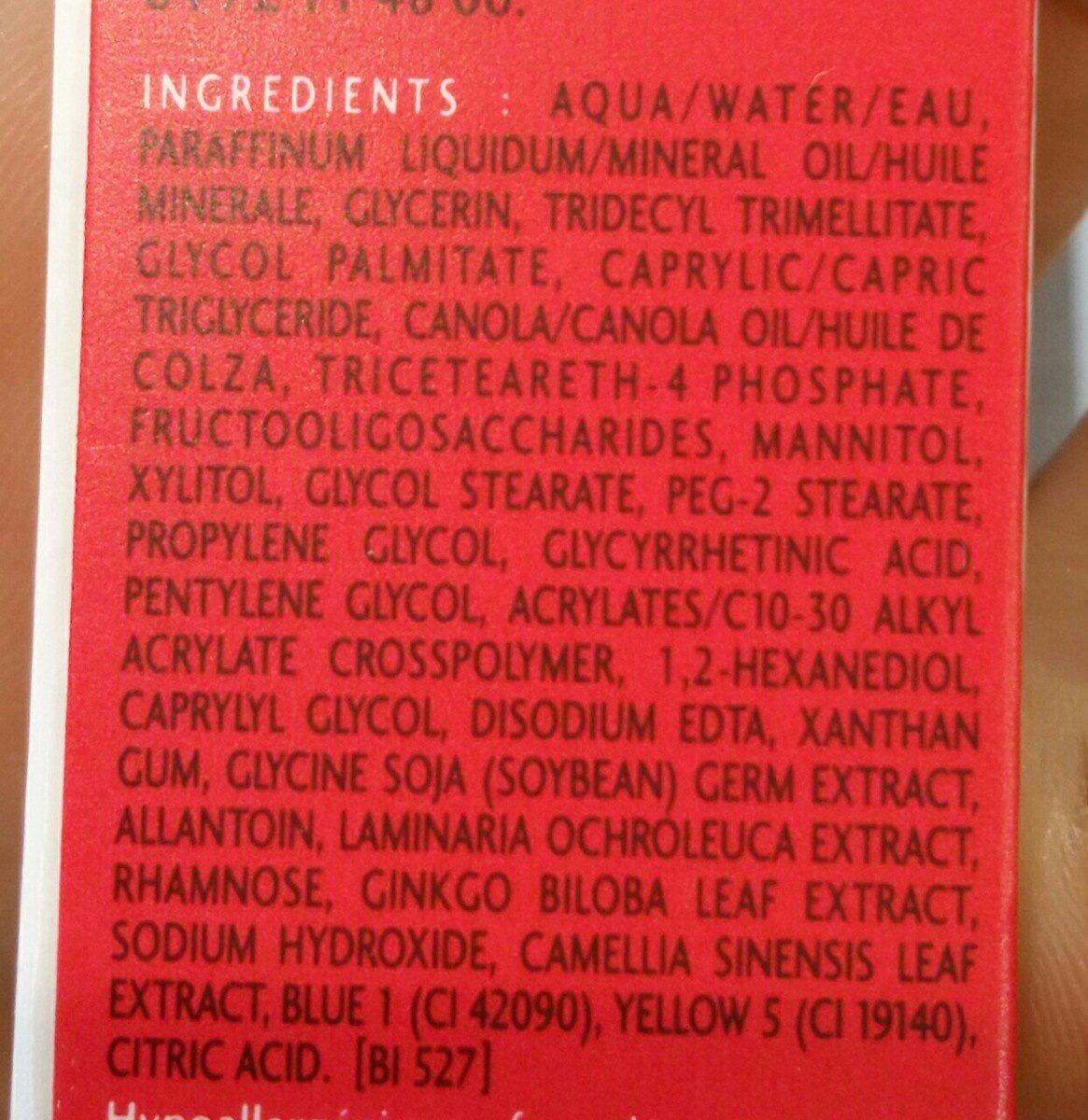 Bioderma - Crealine Ar Creme - Ingredientes - fr