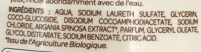 Crème douche Nourissante aux extraits d'Argan bio - Ingredientes - fr