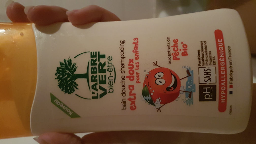 bain douche shampoing peche l arbre vert - Product - fr