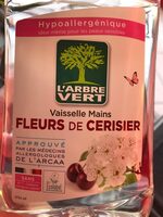 Vaisselle main l’arbre vert fleurs de cerisier - Produit - fr