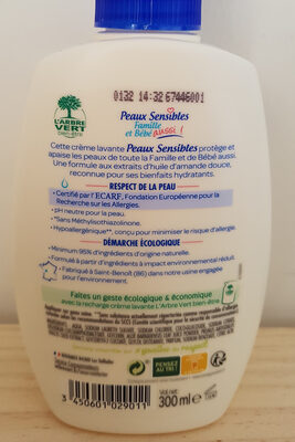 Crème lavante mains hydratante - Product