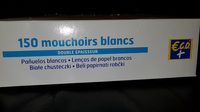 Mouchoirs Blanc - Product - fr