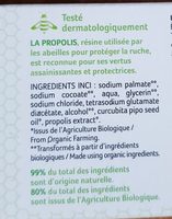 Propolis savon purifiant - Ingredientes - fr