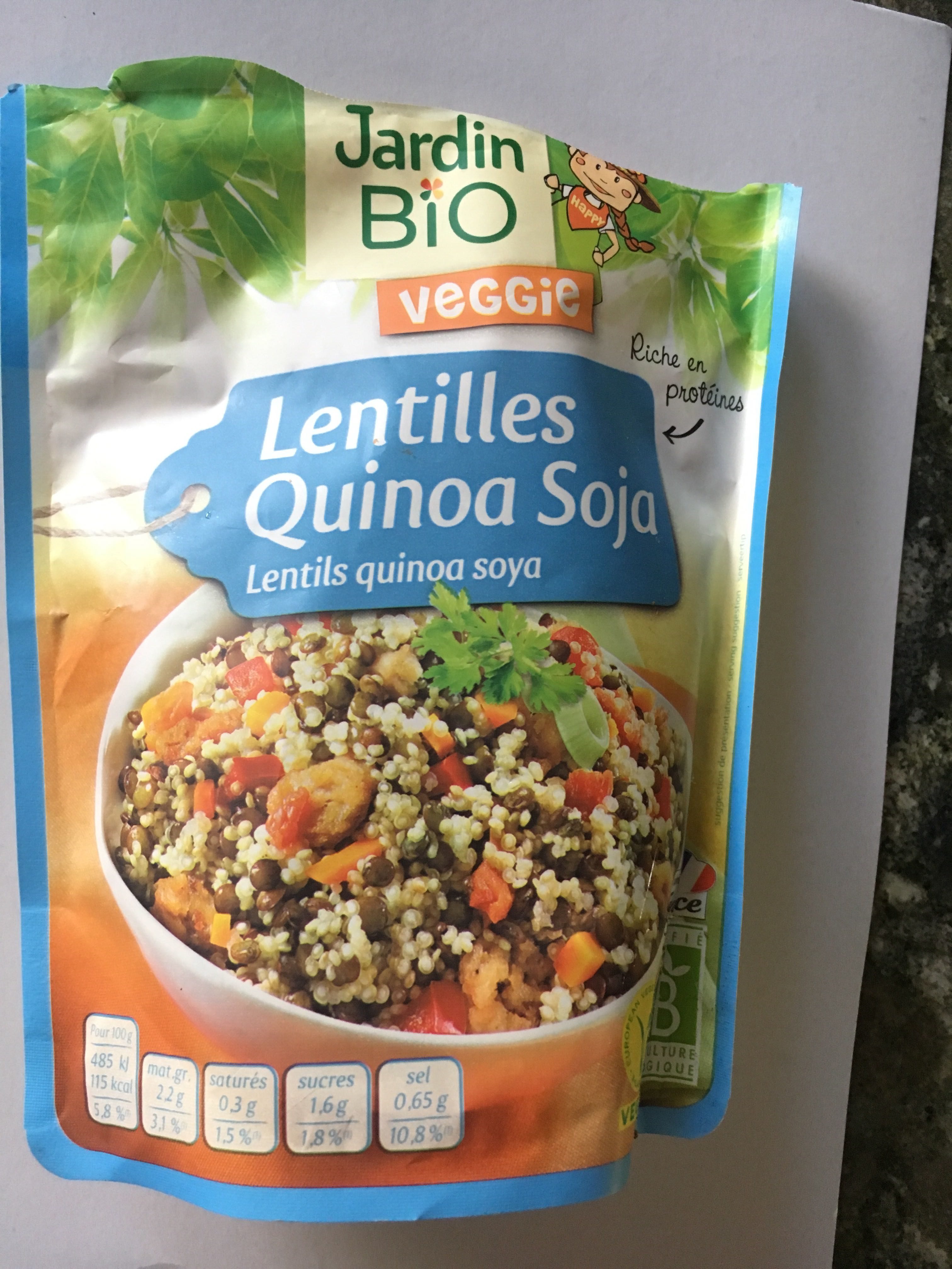 lentilles quinoa soja - Produit - fr