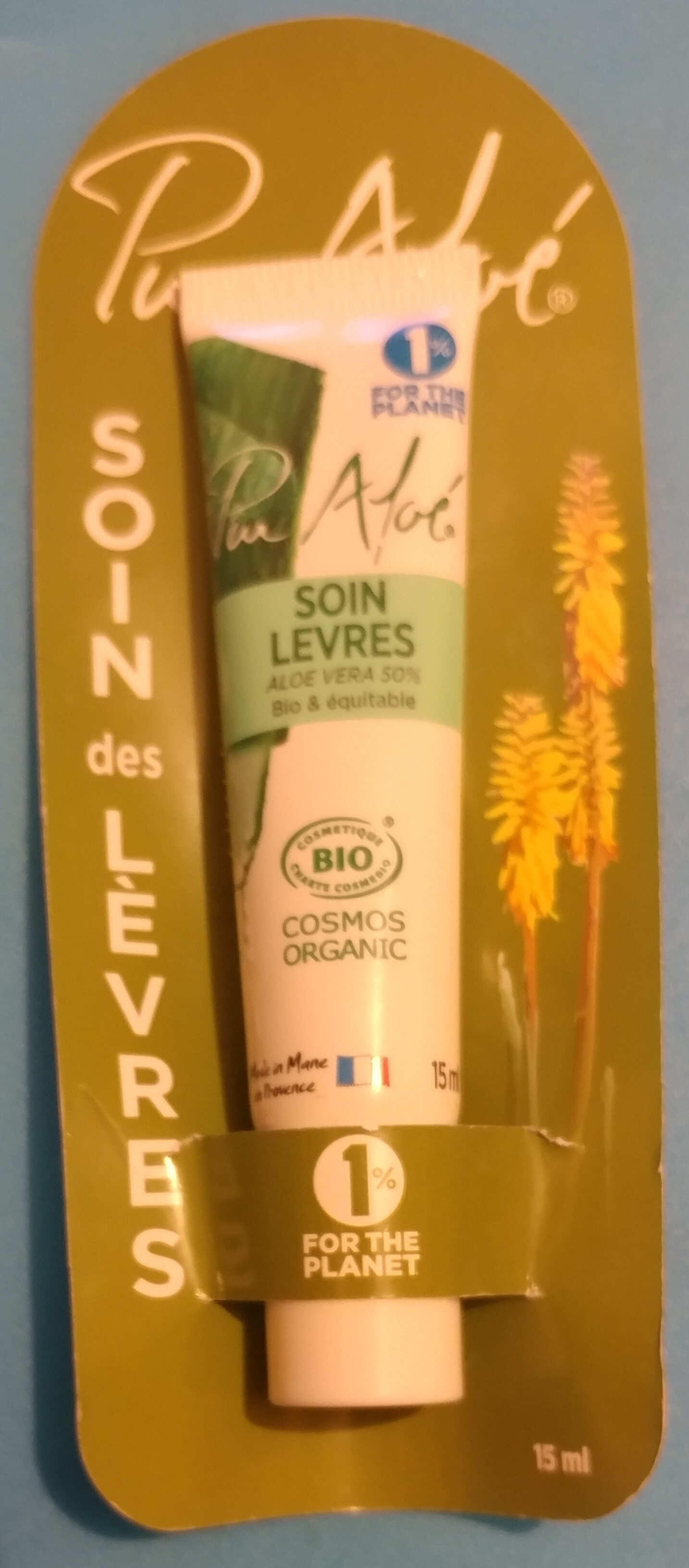 soin lèvres aloé véra 50% bio & équitable - Tuote - fr