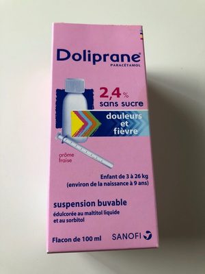 doliprane 2,4% - Продукт - fr