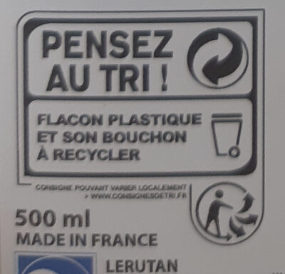 LERUTAN - Recycling instructions and/or packaging information - fr