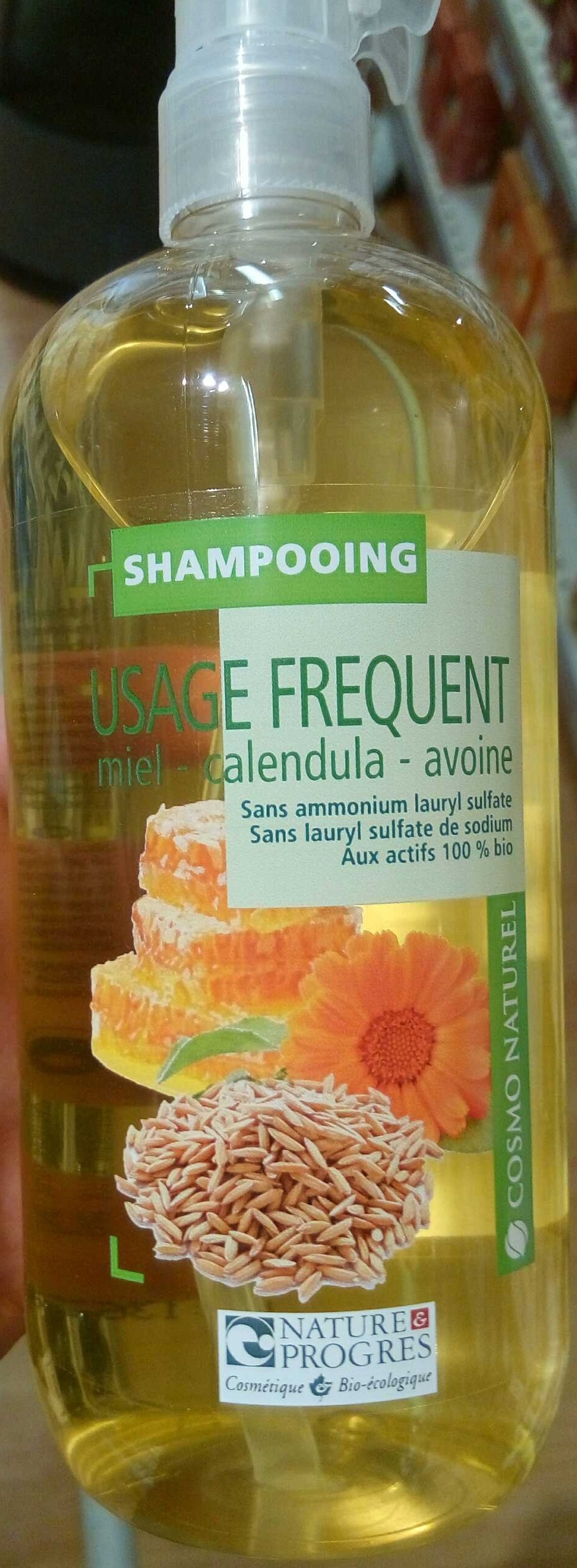 Shampooing usage fréquent Miel - Calendula - Avoine - Produit - fr