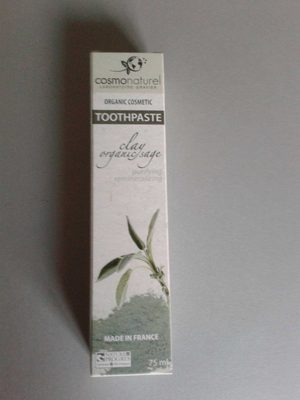 Toothpaste clay organic sage - 1