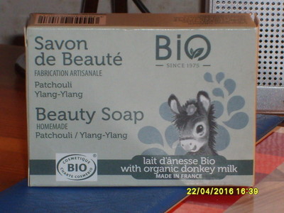 Savon de beauté Patchouli Ylang-ylang Lait d'ânesse bio - 1
