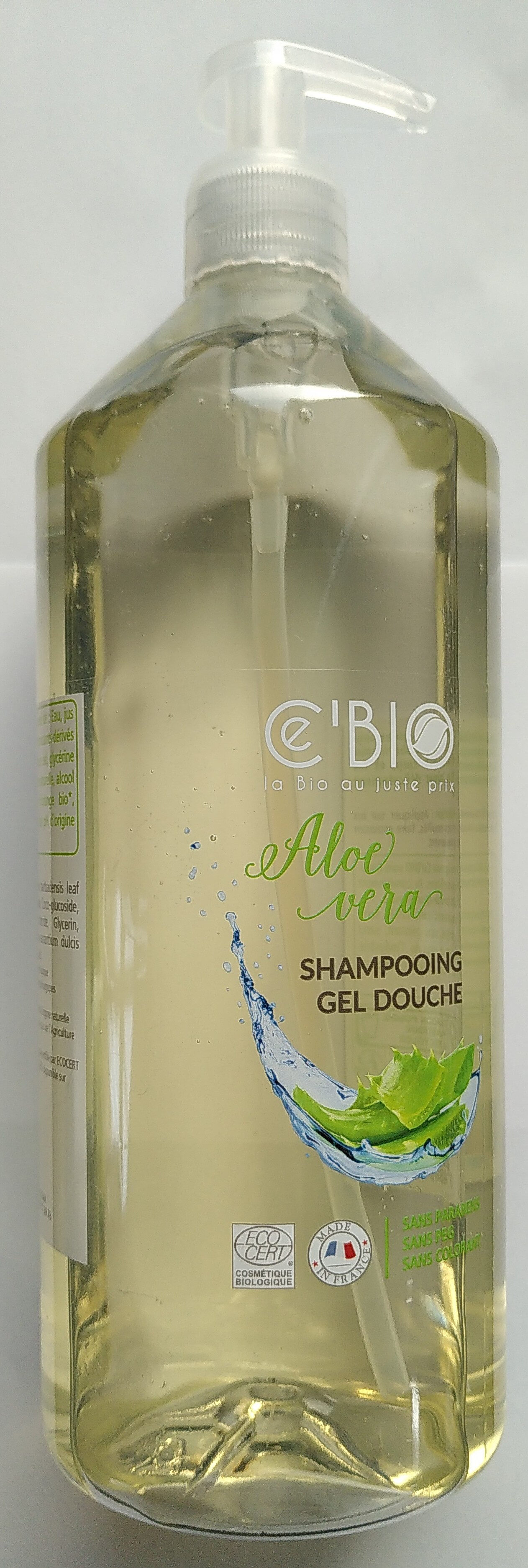 Shampooing gel douche Aloe vera - Produit - fr