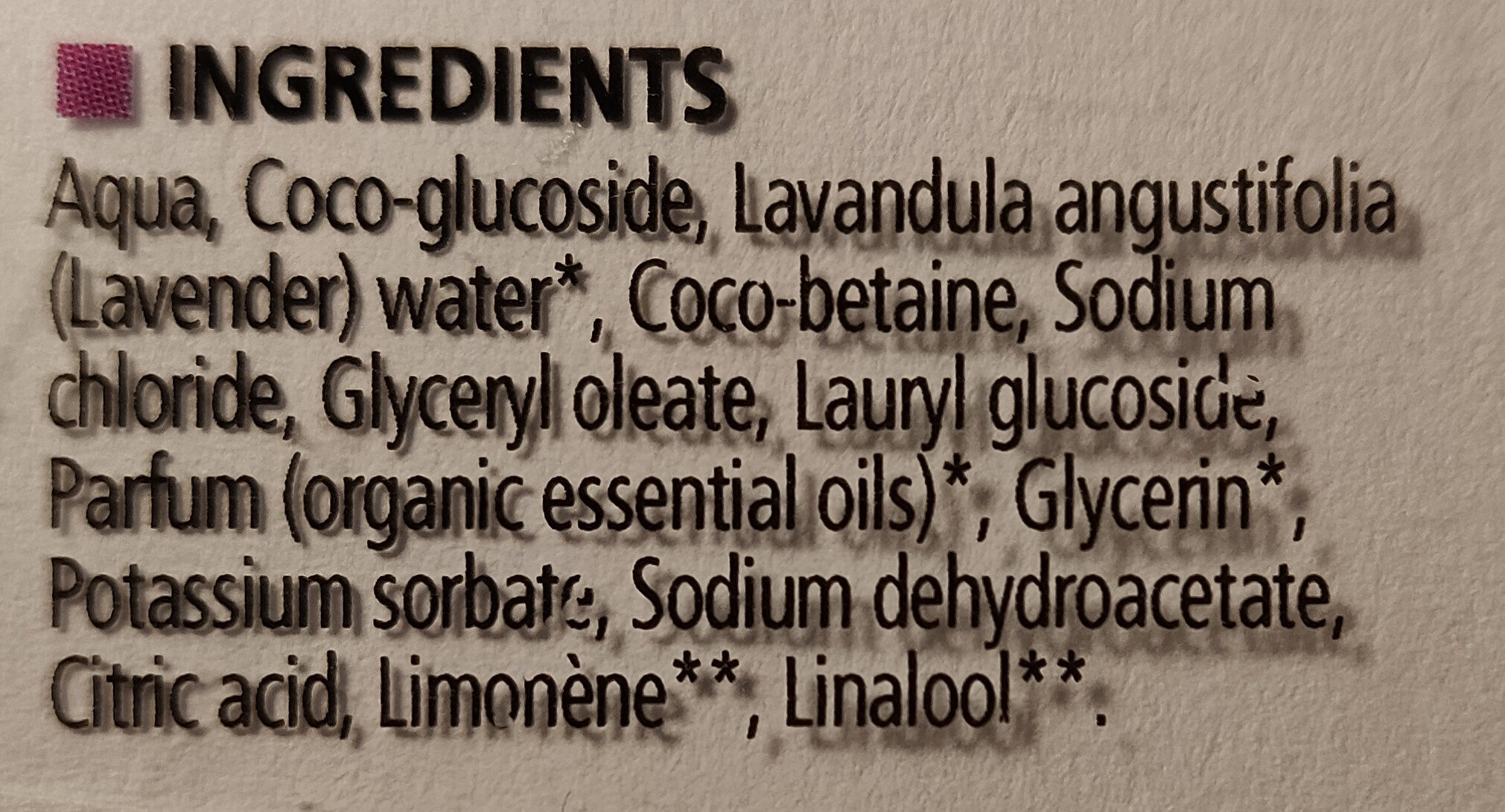 Lavandin de Provence - Ingredients - fr