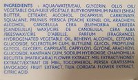 Mustela Baume Réconfortant - Ingredientes - fr
