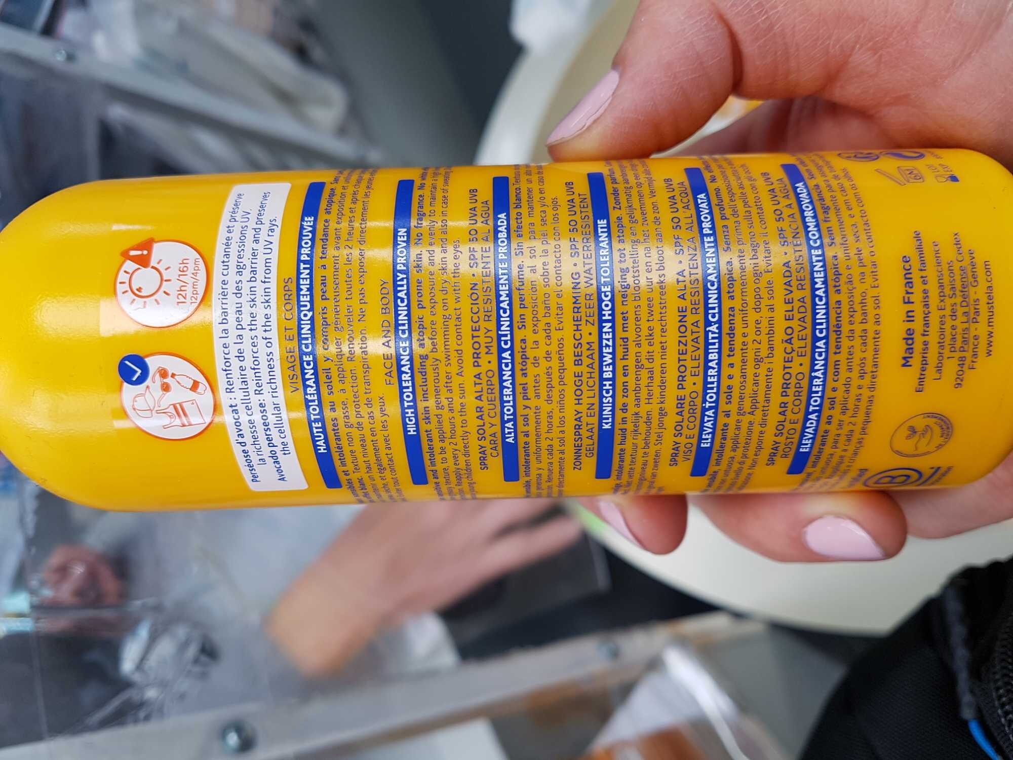 Spray solaire haute protection bébé enfant - 製品 - fr