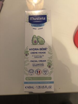 Crème visage bébé Mustela - Product - fr