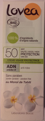 Crème visage protectrice SPF 50 anti-rides au Monoï de Tahiti - 2