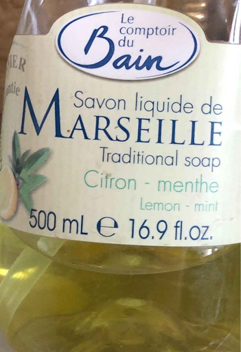 Savon Liquide De Marseille Citron Menthe Le Comptoir Du Bain - Produktas - fr
