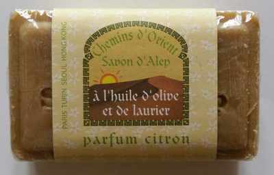 Savon d'Alep à l'huile d'olive et de laurier parfum citron - Produit - fr