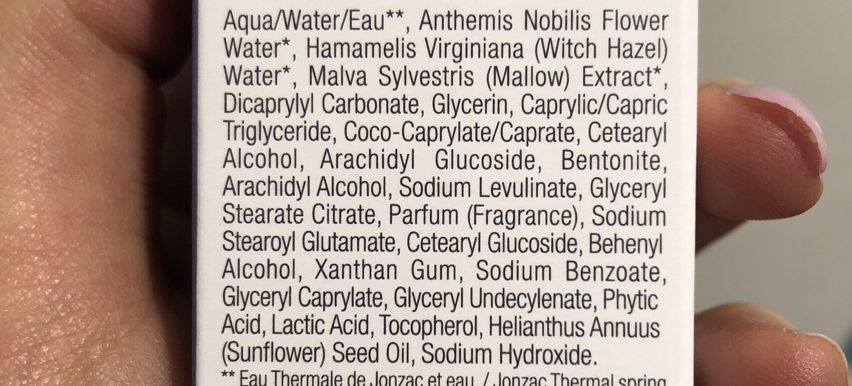Jonzac Rehydrate Light Moisturizing Cream Bio 50ML (sensitive Skin) - Ingredients - fr