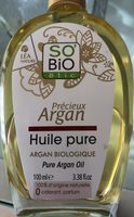 Huile pure d'argan bio, visage, corps et cheveux. 100% d'orgine naturelle O paraben silicone, parafine. - Produto - fr
