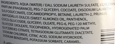 Neutraderm Gel Douche Surgras - Ingredients