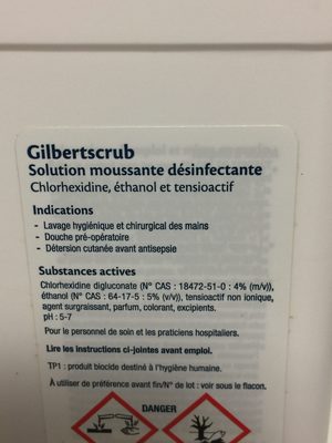 Gilbertscrub - Ingrédients