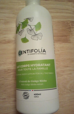Lait Corps Hydratant Pour Toute La Famille Bio Ginkgo Biloba - - Centifolia - Produit