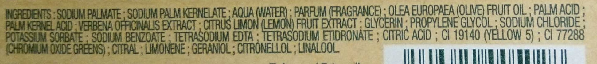 Savonnettes extra douces Verveine Citron - Ingredients - en