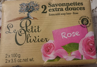 Savonnettes Extra douce Rose - Product - fr