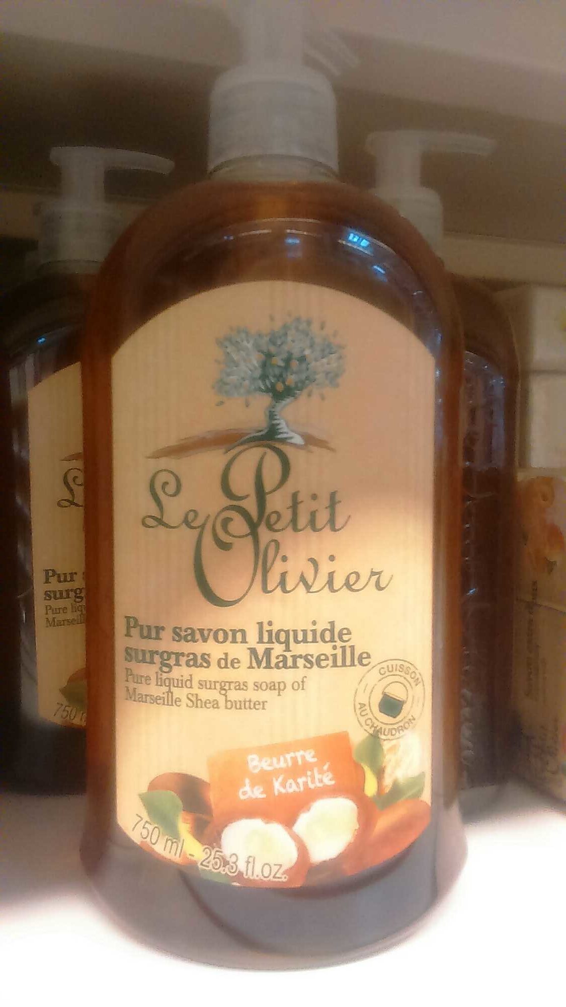 Pur savon liquide surgras de Marseille beurre de karité - Product - fr
