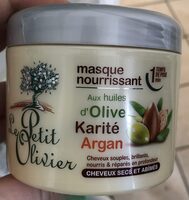 Masque nourrissant aux huiles d'olive, karité, argan - Product - fr