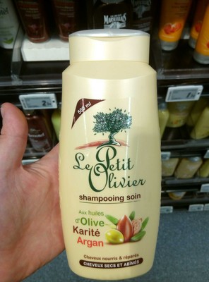Shampooing soin aux huiles d'Olive Karité Argan - 2