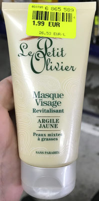 Masque Visage Revitalisant Argile Jaune - Продукт - fr